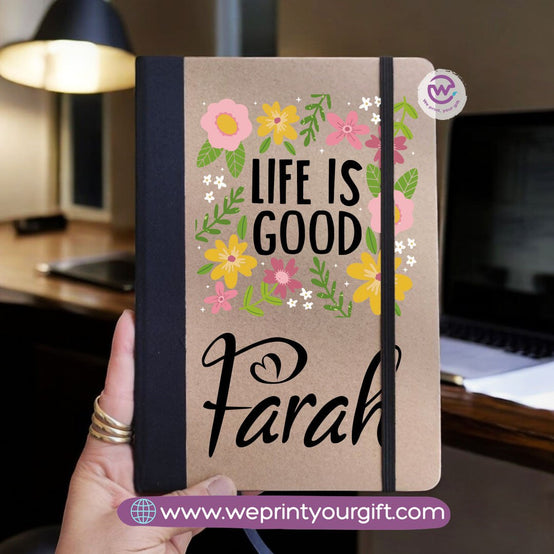 دفتر مخصص - دفتر مطاطي - تحفيز