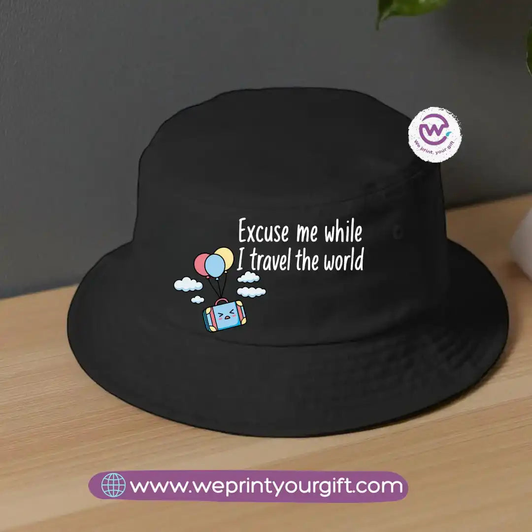 Bucket hat- English quotes
