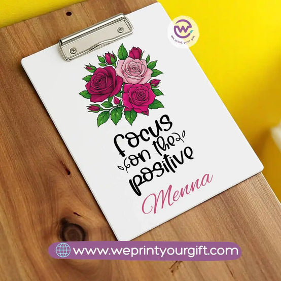 Personalized Clip Board- Motivation