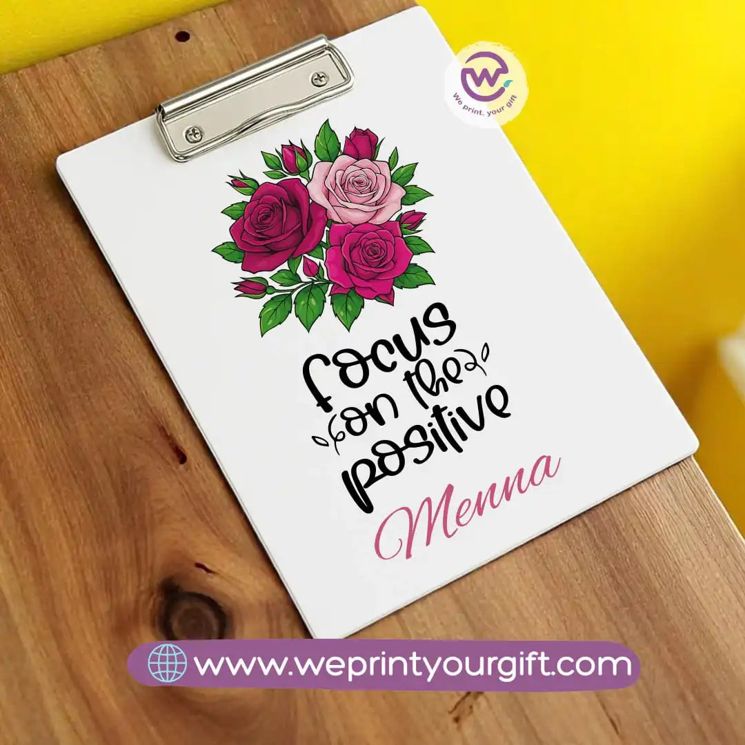 Personalized Clip Board- Motivation