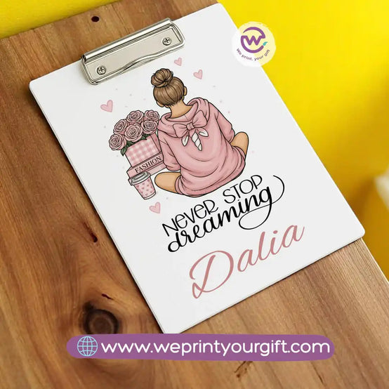 Personalized Clip Board- Motivation