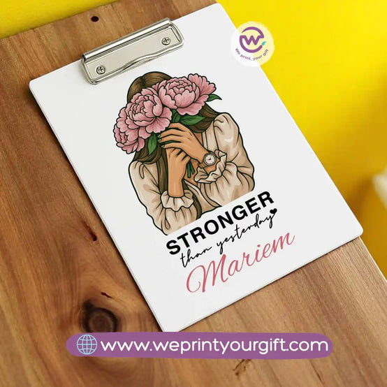 Personalized Clip Board- Motivation