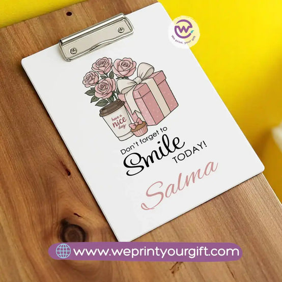 Personalized Clip Board- Motivation