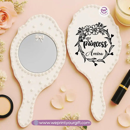 Personalized Bride Mirror with names