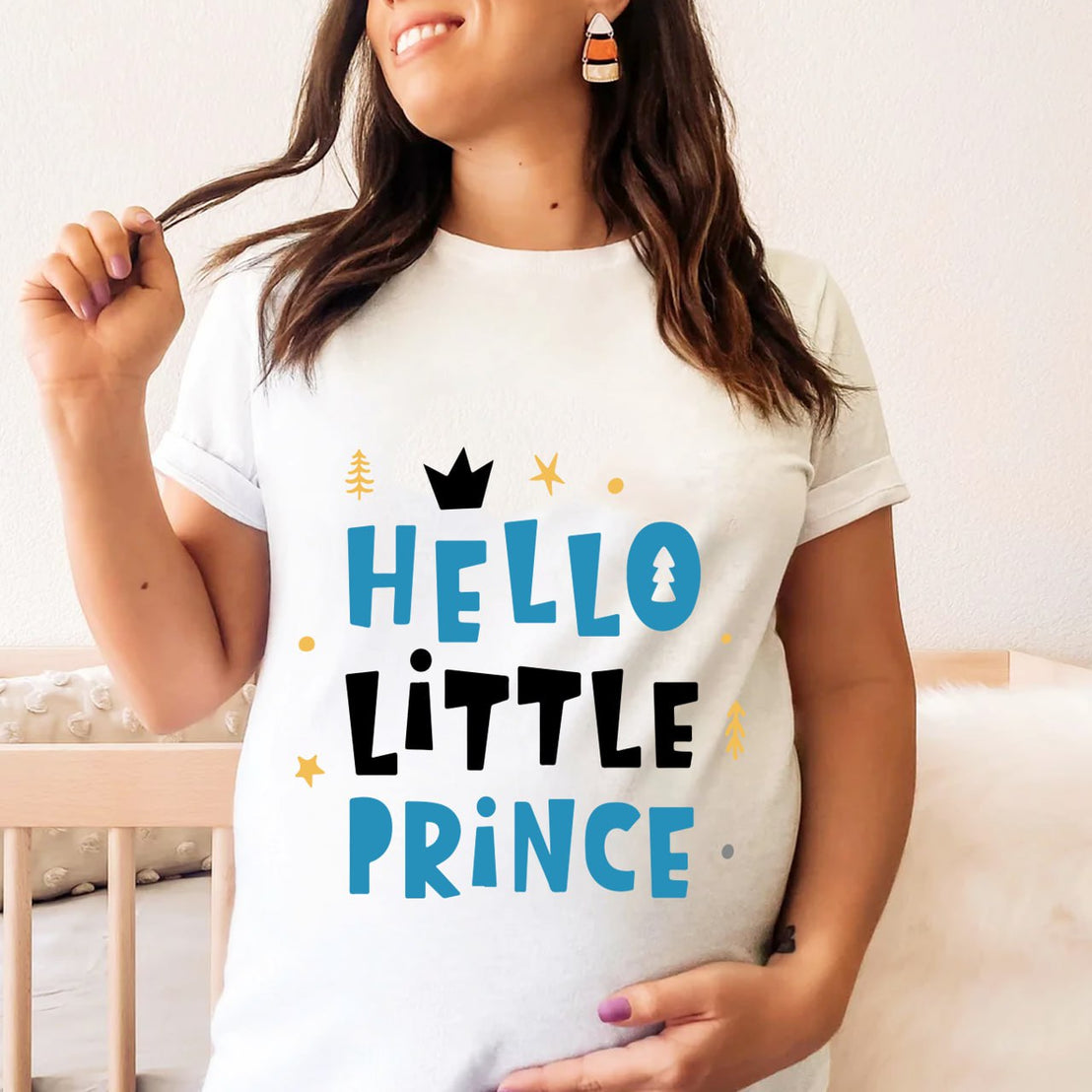 Custom T-shirt for pregnant women