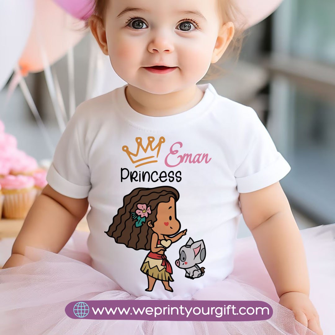 Custom Kids T-Shirt- Disney Princesses