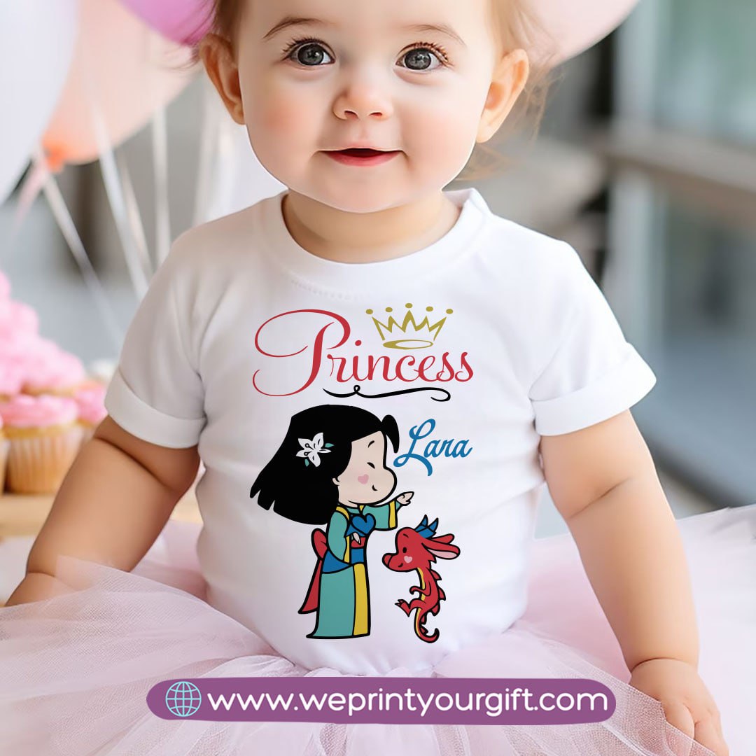 Custom Kids T-Shirt- Disney Princesses