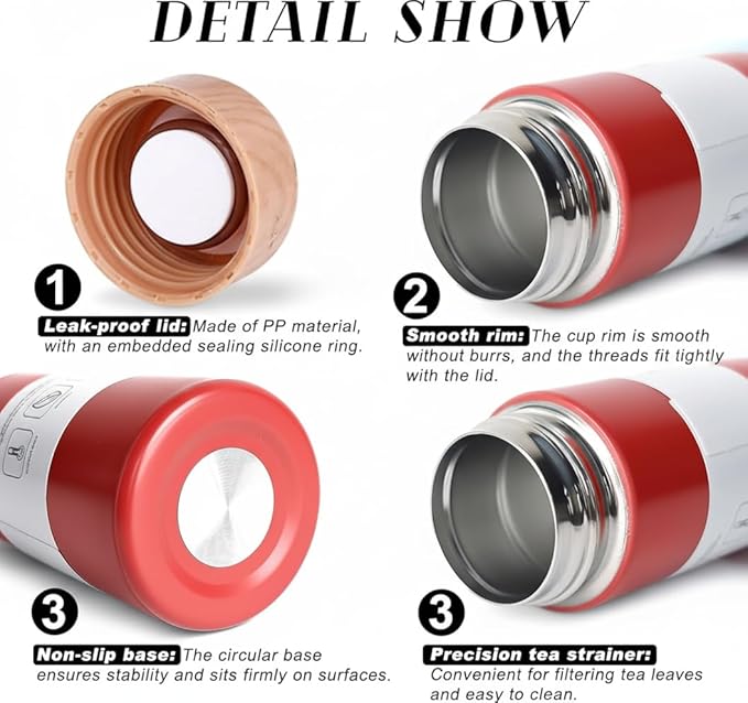 Mini Thermal Coffee Mug – (150ml & 250ml) | Wooden Lid - Customization Options