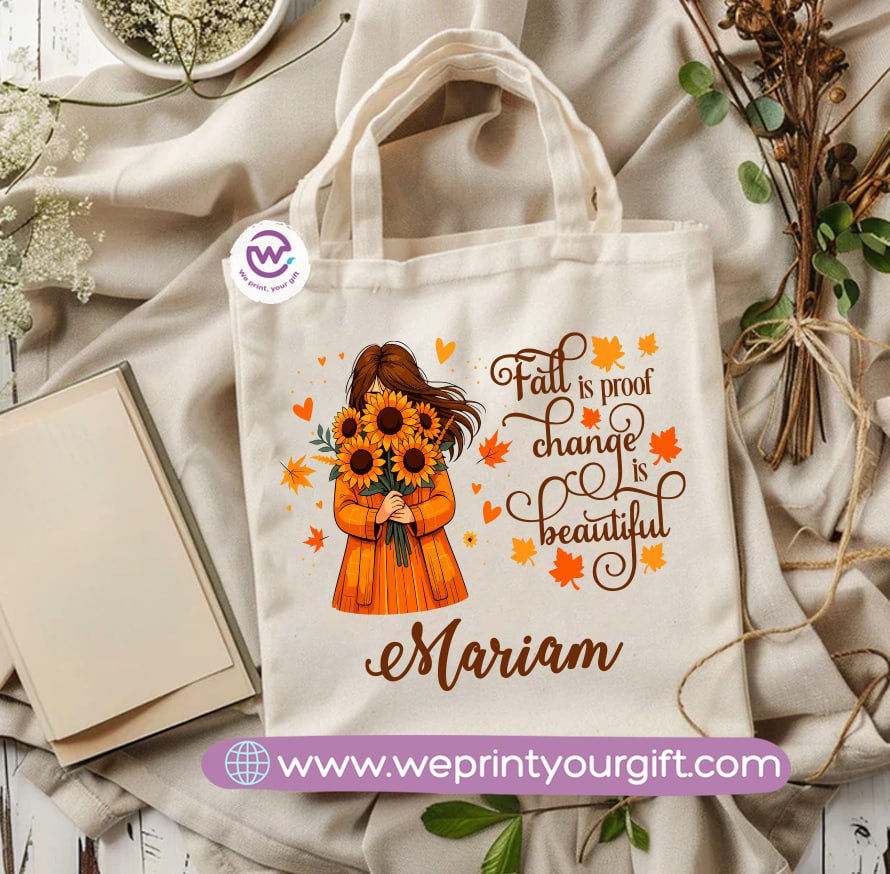 Retro Motivational Canvas Tote Bag – Vintage-Inspired Positive Quotes