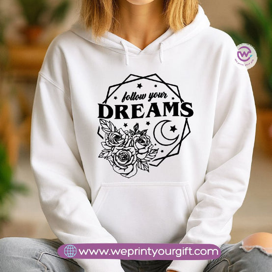 One Line Art Motivational Hoodie – Cotton Melton Unisex