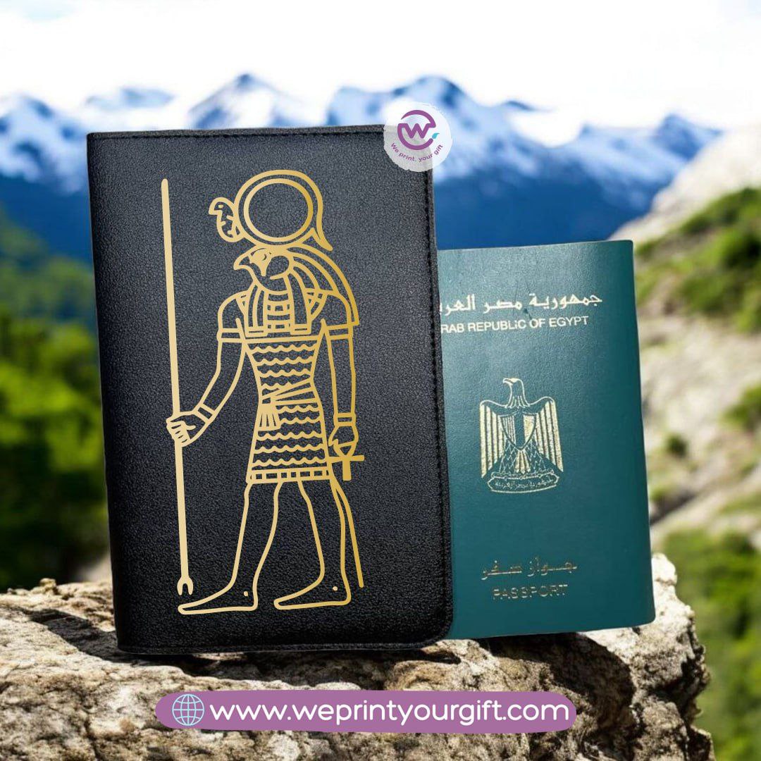 Egyptian Pharaonic Passport Cover – Artistic Travel Edition