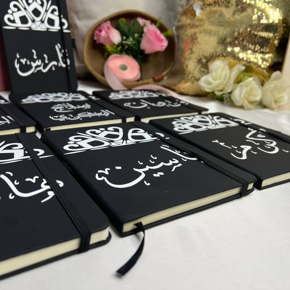 Black  Notebook with Elastic Band - Buy 2 Get 1 Free