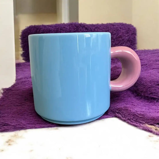 Round handle mug -Customization Option