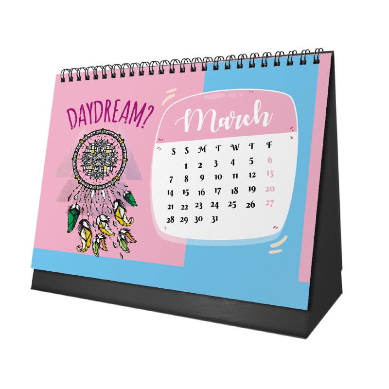 Dreamcatcher Desk Calendar 2026
