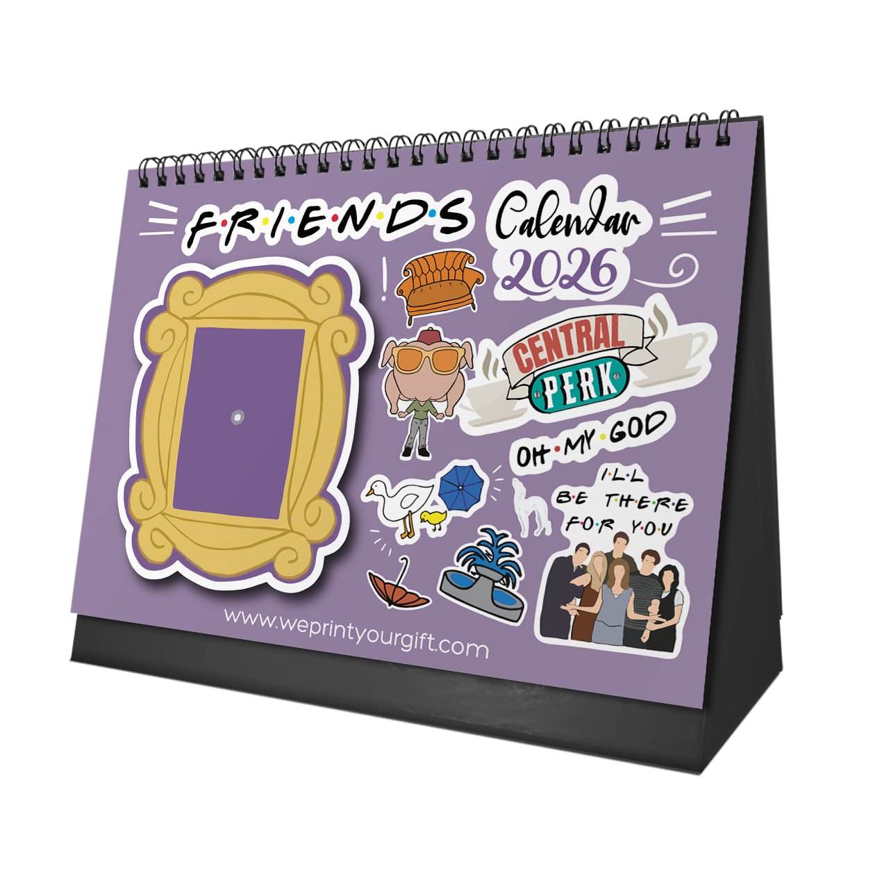 Friends TV Show Desk Calendar 2026