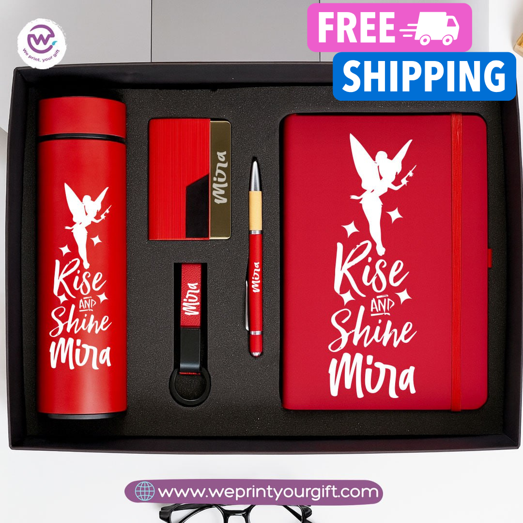 Personalized Success Gift Box with Name – 5-Piece Motivational Luxury Set