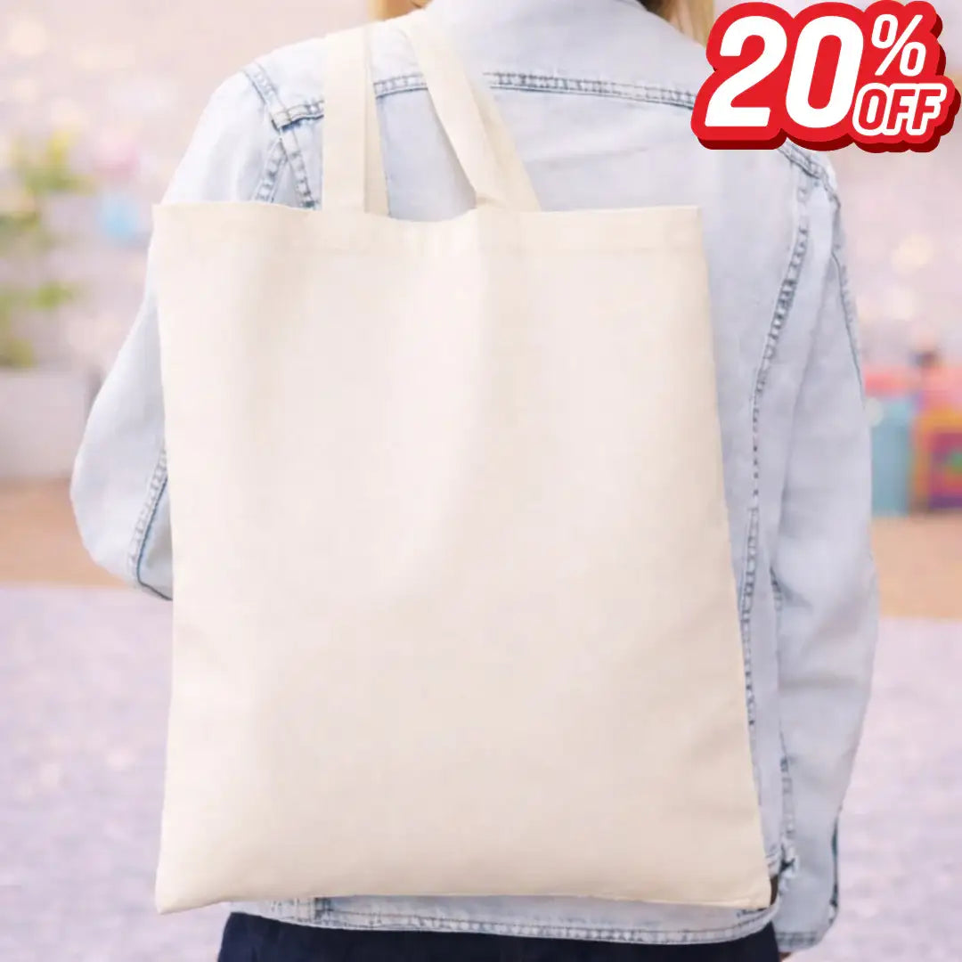 Canvas Tote Bag -Ramadan Offer - 20 % Discount - WE PRINT