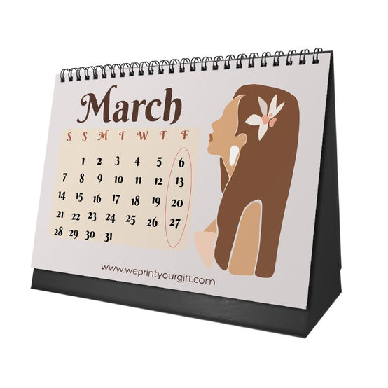 Beautiful as the Moon Desk Calendar 2026