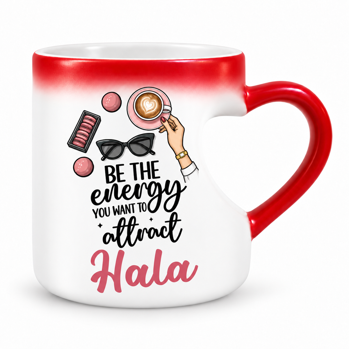 Magic Heart Handle Mug – Motivational Digital Art Designs | 350 ml
