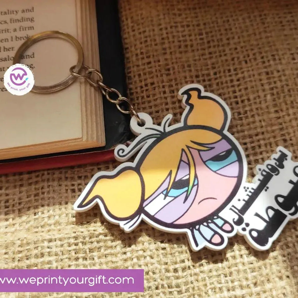 Acrylic Keychain -Comic - WE PRINT