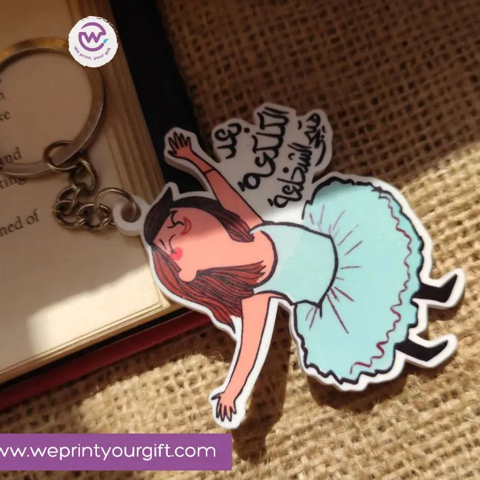 Acrylic Keychain -Comic - WE PRINT