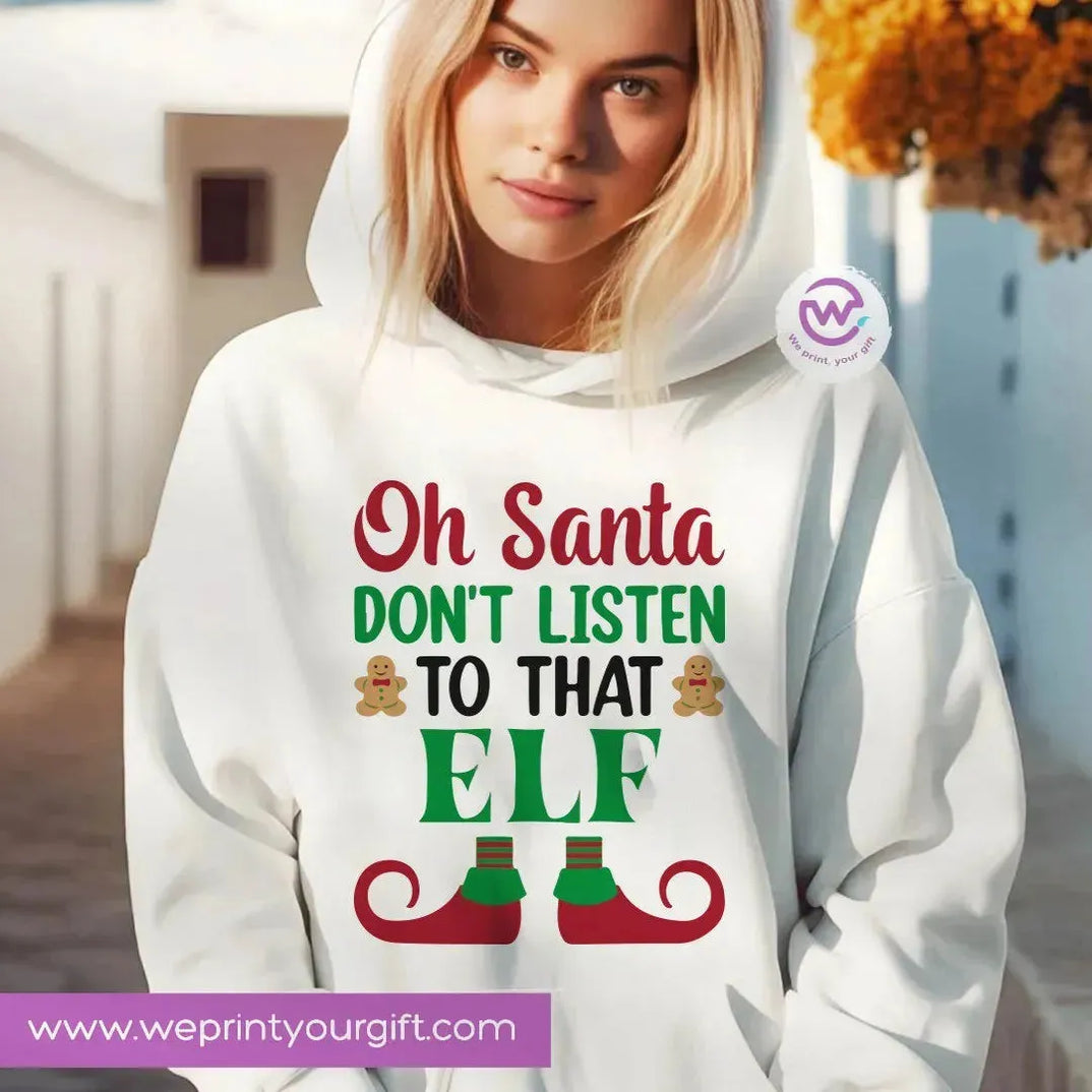 Adult hoodie-Christmas Names - WE PRINT