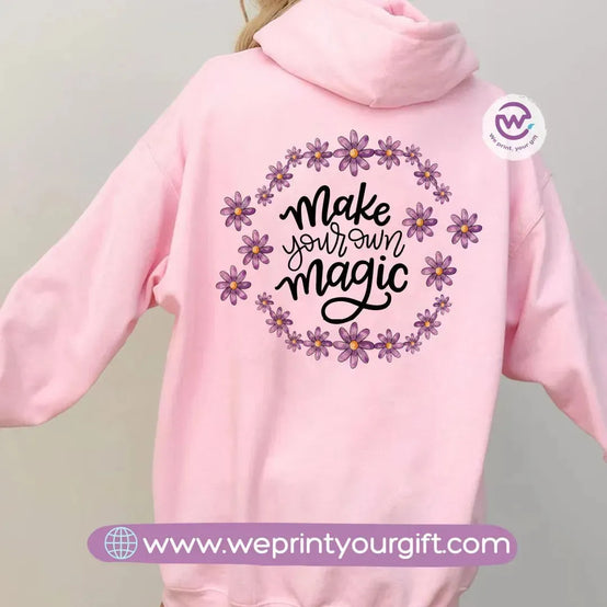 Adult hoodie-English Motivational Quotes - WE PRINT
