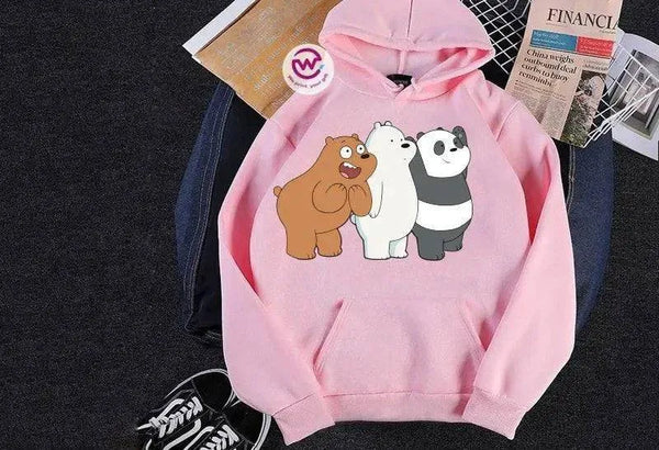 Adult Hoodies - 3 Bears - WE PRINT