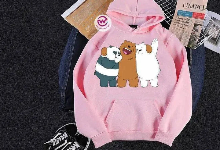 Adult Hoodies - 3 Bears - WE PRINT