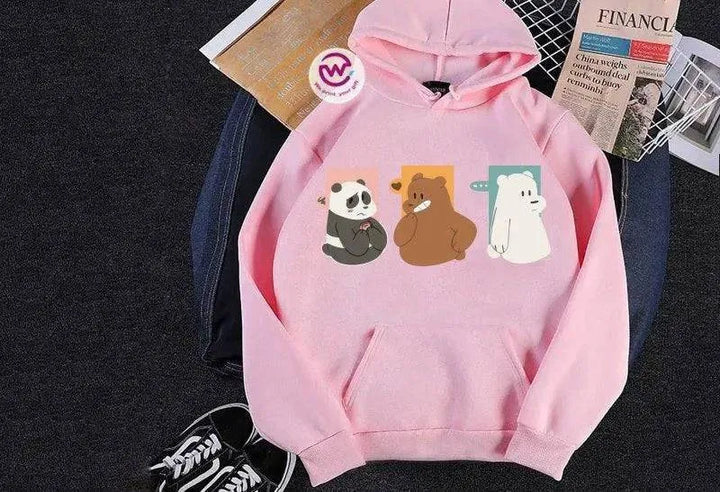 Adult Hoodies - 3 Bears - WE PRINT