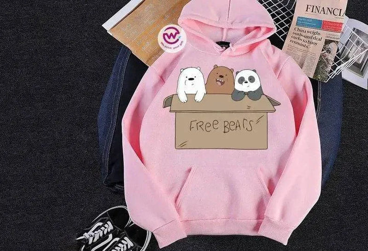 Adult Hoodies - 3 Bears - WE PRINT