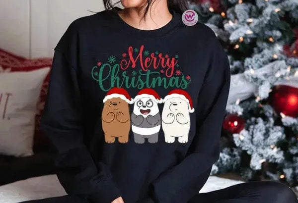 Adult Hoodies - Christmas - 3 BEARS - WE PRINT