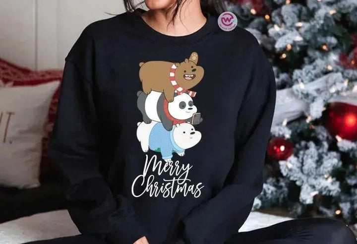 Adult Hoodies - Christmas - 3 BEARS - WE PRINT