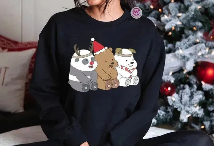 Adult Hoodies - Christmas - 3 BEARS - WE PRINT