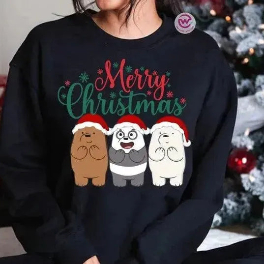 Adult Hoodies - Christmas - 3 BEARS - WE PRINT