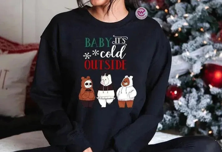 Adult Hoodies - Christmas - 3 BEARS - WE PRINT