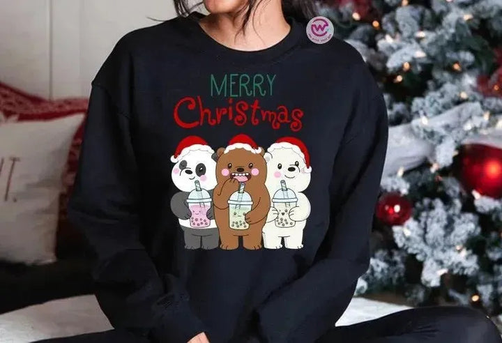 Adult Hoodies - Christmas - 3 BEARS - WE PRINT