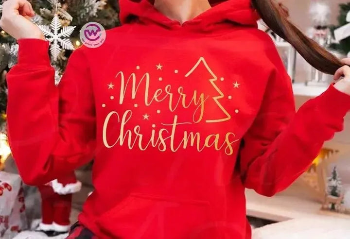 Adult Hoodies -Christmas Gold-A - WE PRINT