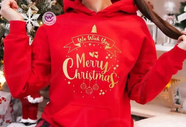 Adult Hoodies -Christmas Gold-A - WE PRINT