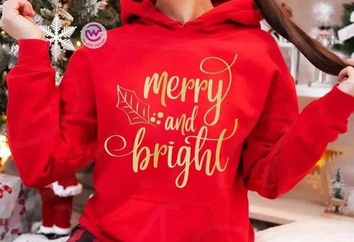 Adult Hoodies -Christmas Gold-A - WE PRINT