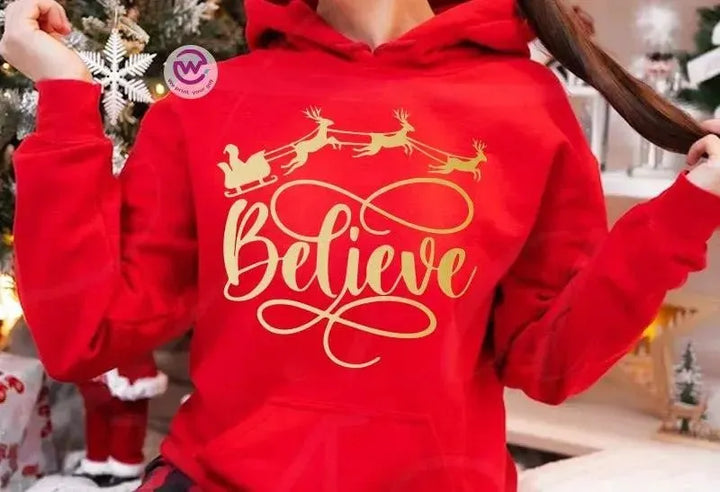 Adult Hoodies -Christmas Gold-A - WE PRINT