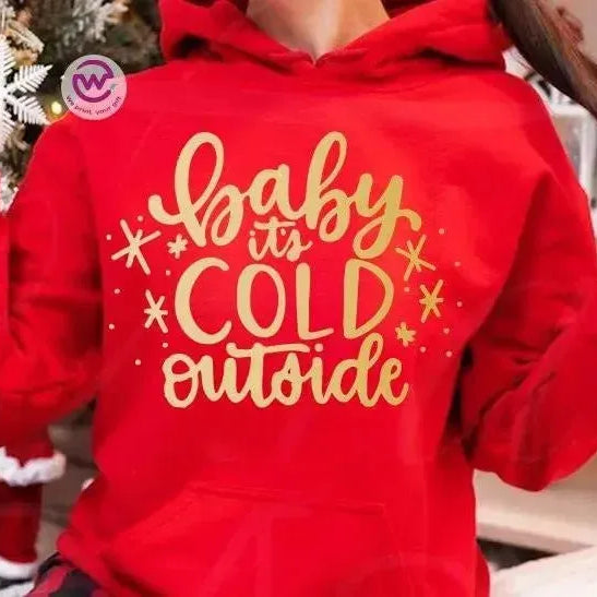 Adult Hoodies -Christmas Gold-A - WE PRINT