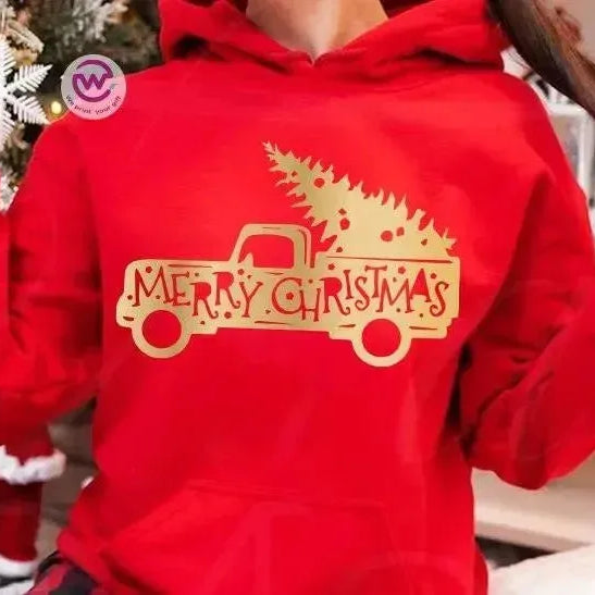 Adult Hoodies -Christmas Gold-A - WE PRINT