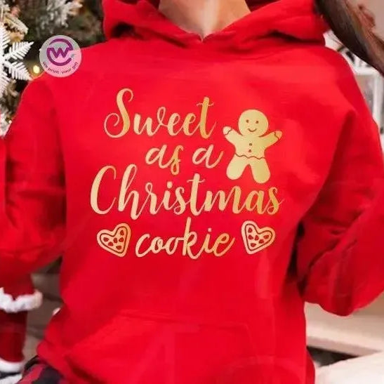 Adult Hoodies -Christmas Gold-A - WE PRINT