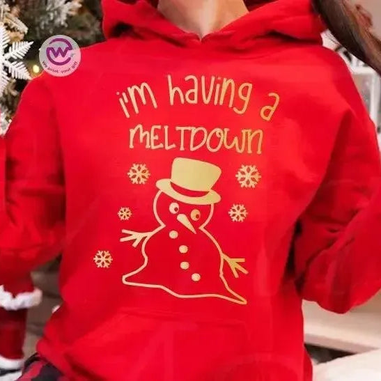 Adult Hoodies -Christmas Gold-A - WE PRINT