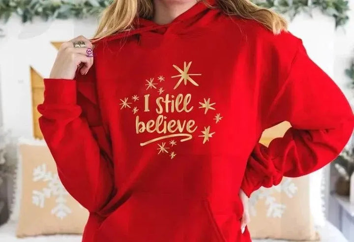 Adult Hoodies -Christmas Gold-B - WE PRINT