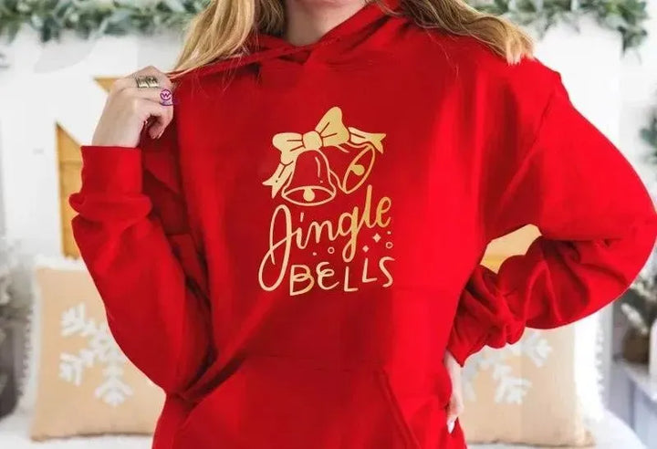 Adult Hoodies -Christmas Gold-B - WE PRINT