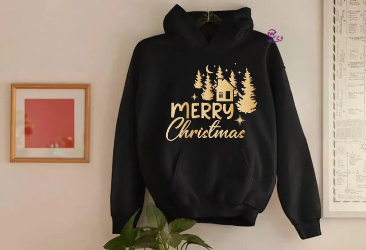 Adult Hoodies - Christmas -Gold printing - WE PRINT