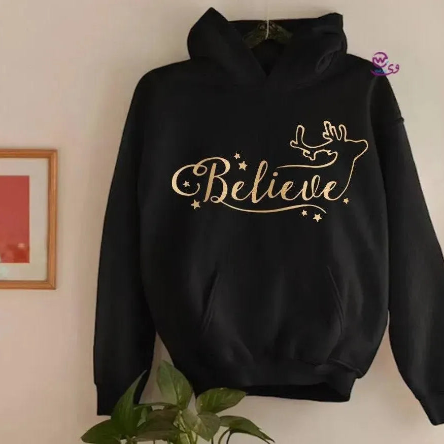 Adult Hoodies - Christmas -Gold printing - WE PRINT