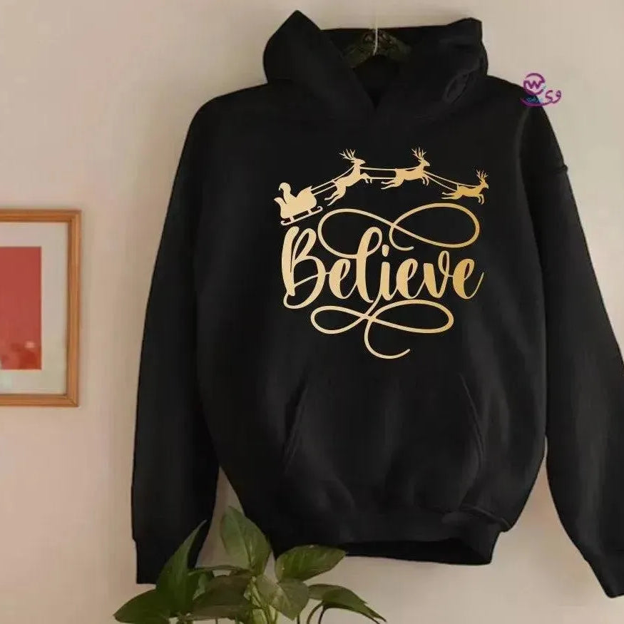 Adult Hoodies - Christmas -Gold printing - WE PRINT